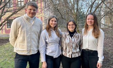Amelie Drißner, Raphael Handels, Carina Hoffmann und Ramona Inkoferer 