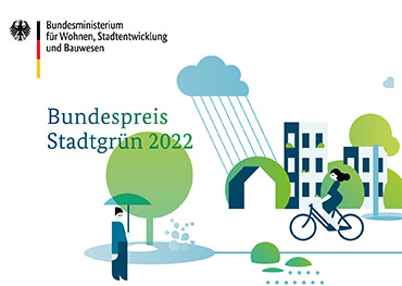 Logo des Bundespreises Stadtgrün 2022