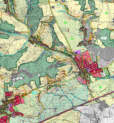Flächennutzungsplan mit Landschaftsplan der Gemeinde Bruckberg, Landkreis Landshut